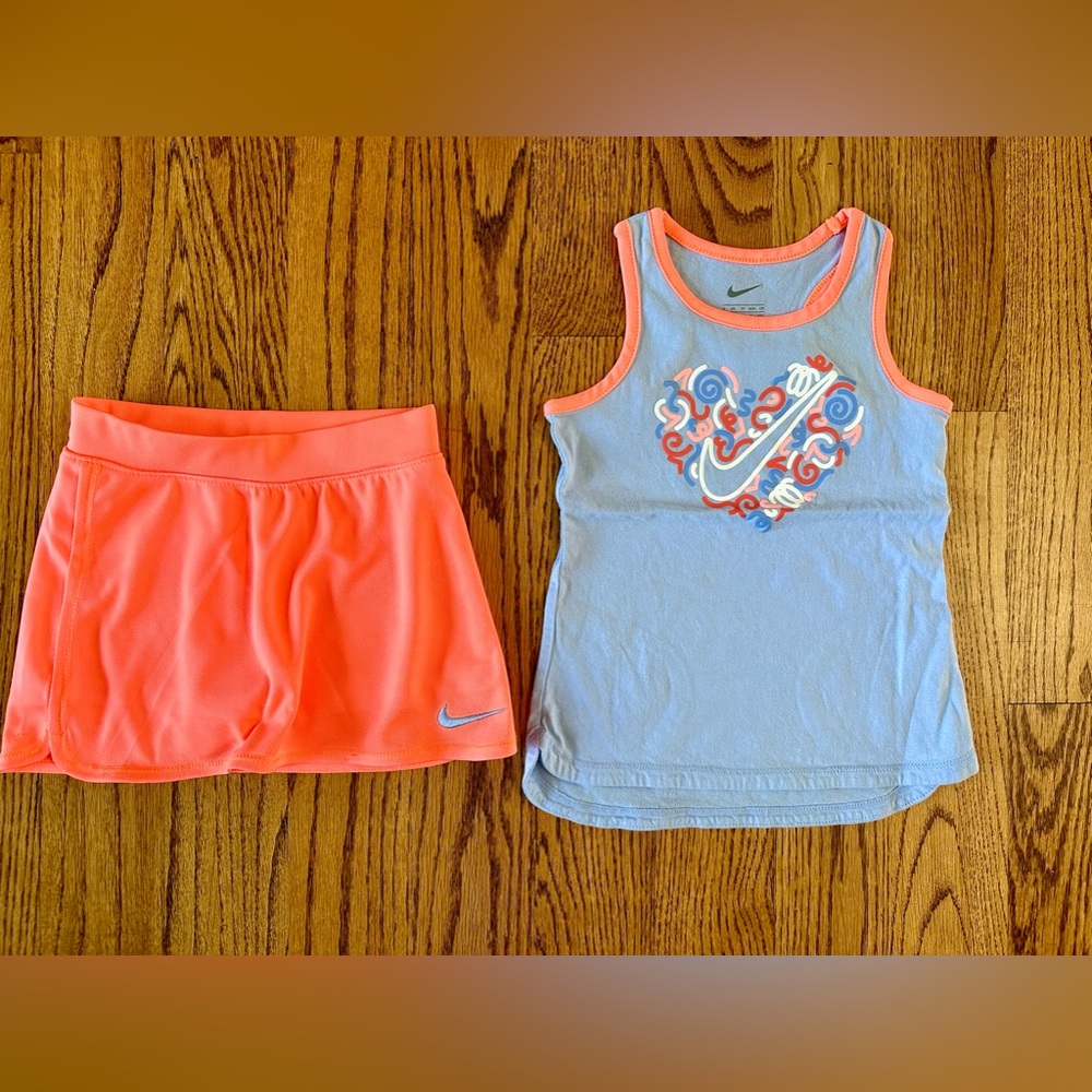 Nike Girl’s tank top and skort size XS/4